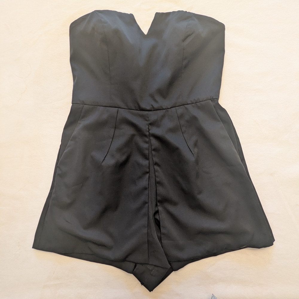 Kimchi Blue Elegant Black Romper